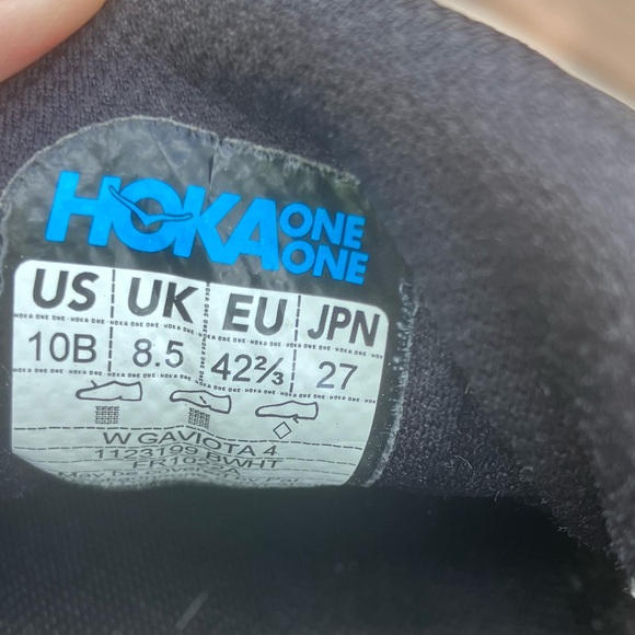 HOKA Graviota 4 Black and White Running Shoes - Picture 10 of 10
